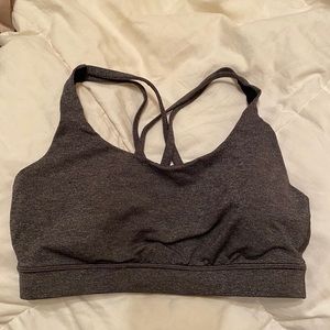 Grey lululemon size 8 sports bra